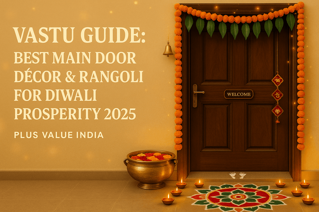 Vastu Guide: Best Main Door Décor & Rangoli for Diwali Prosperity 2026 - plusvalueindia