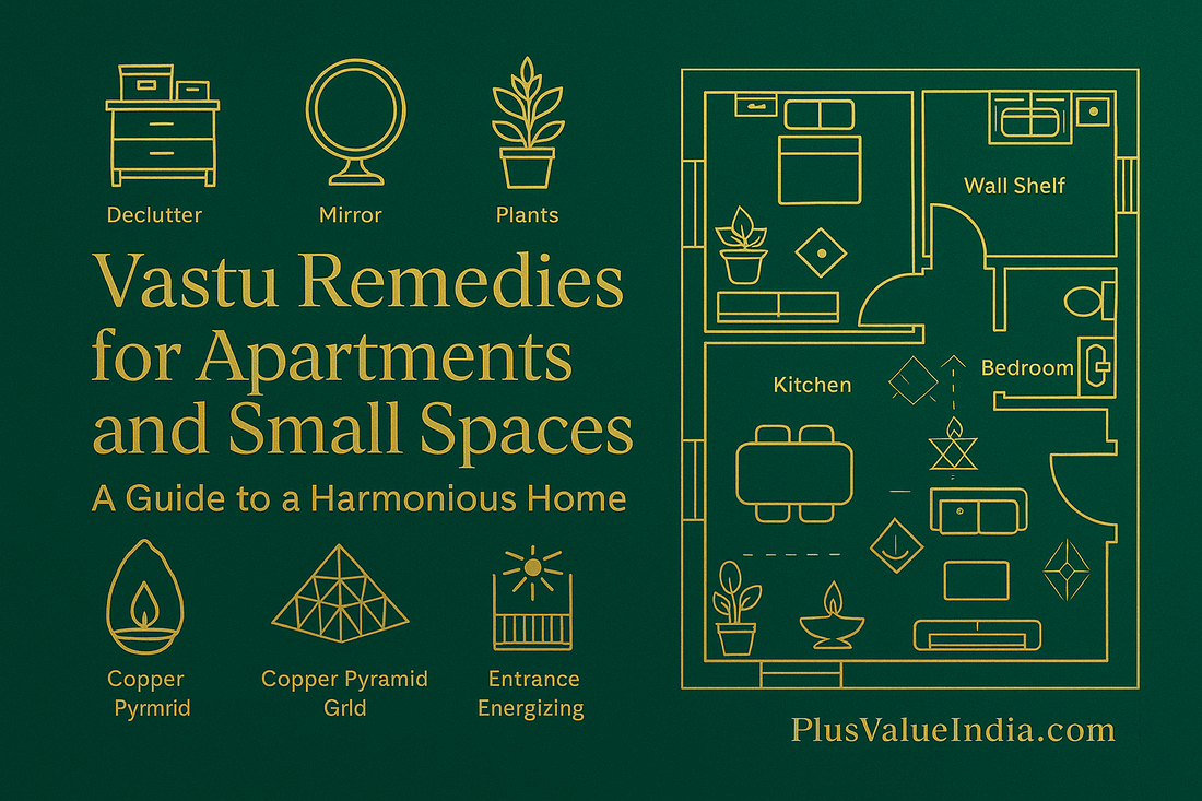 Vastu Remedies for Apartments and Small Spaces: A Guide to a Harmonious Home - plusvalueindia