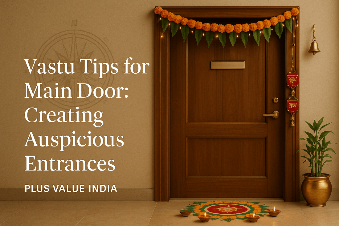 Vastu Tips for Main Door: Creating Auspicious Entrances" - plusvalueindia