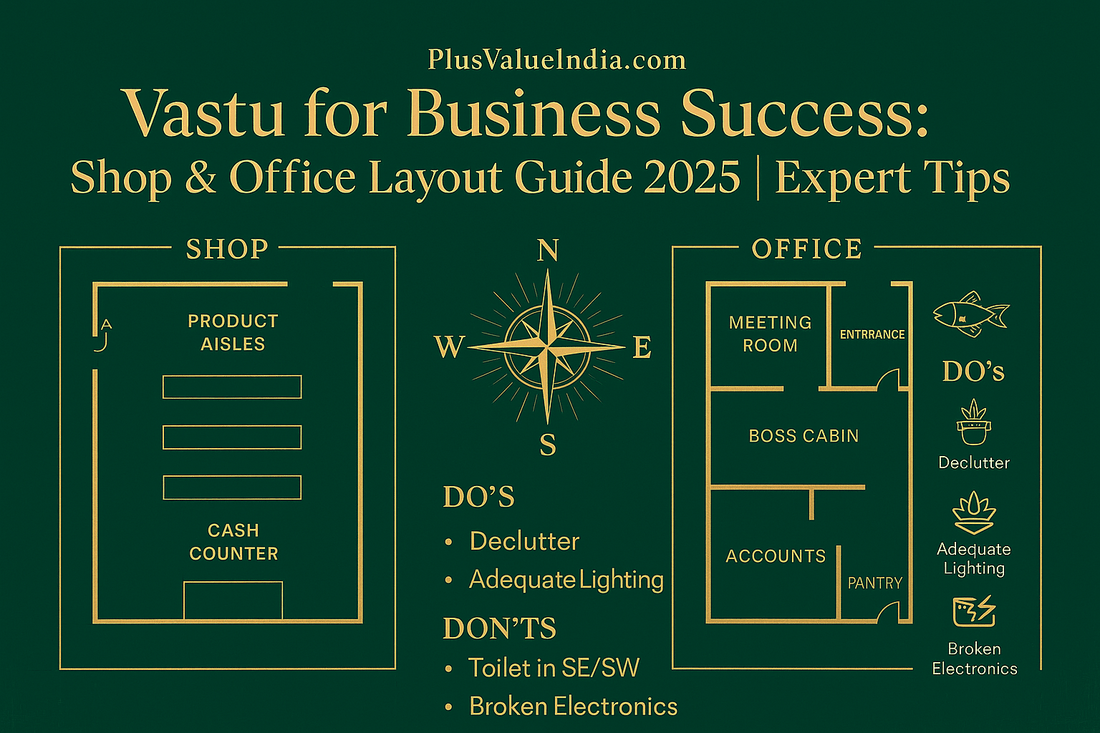 Vastu for Business Success: Shop & Office Layout Guide 2025 | Expert Tips - plusvalueindia