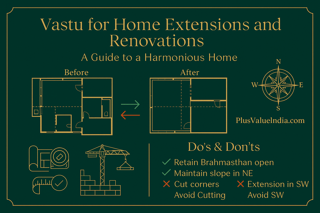Vastu for Home Extensions and Renovations: A Guide to a Harmonious Home - plusvalueindia