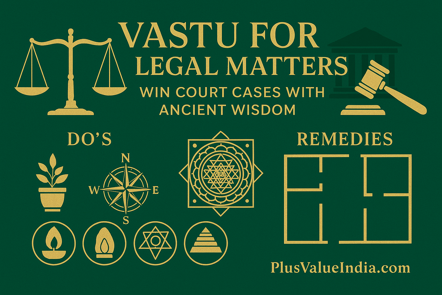Vastu for Legal Matters: Win Court Cases with Ancient Wisdom