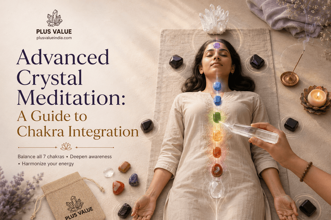 Advanced Crystal Meditation: A Guide to Chakra Integration - plusvalueindia