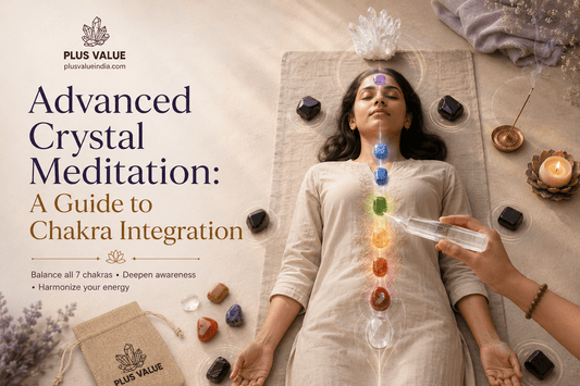 Advanced Crystal Meditation: A Guide to Chakra Integration - plusvalueindia