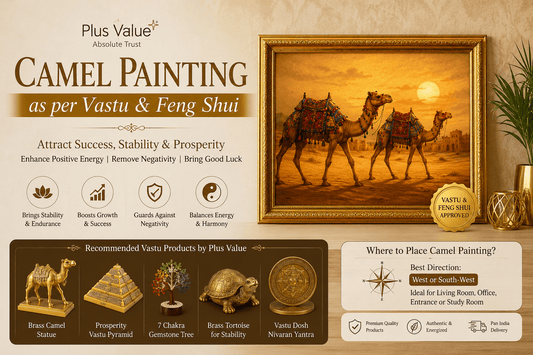 Camel Painting as per Vastu & Feng Shui - plusvalueindia