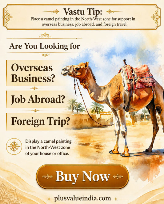 Camel Painting as per Vastu & Feng Shui - plusvalueindia