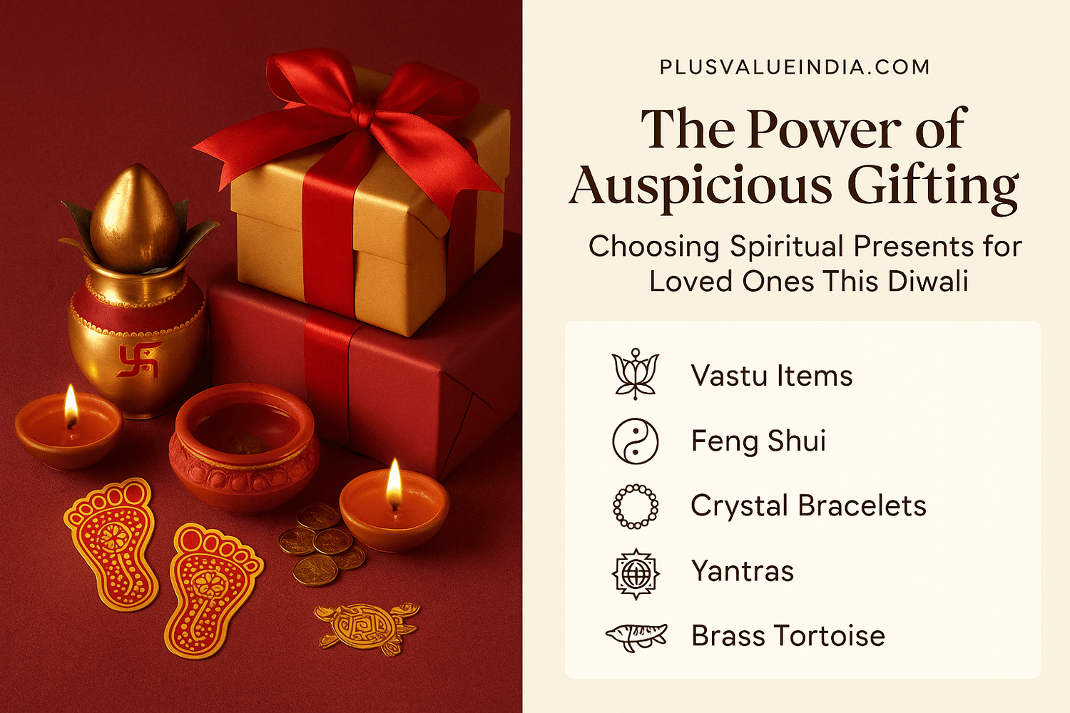 The Power of Auspicious Gifting: Choosing Spiritual Presents for Loved Ones This Diwali - plusvalueindia