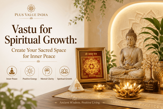Vastu for spiritual growth, pooja and meditation zones marked on a home plan