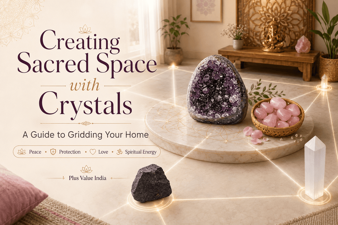 Creating Sacred Space with Crystals: A Guide to Gridding Your Home - plusvalueindia