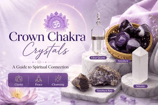 Crown Chakra Crystals: A Guide to Spiritual Connection - plusvalueindia
