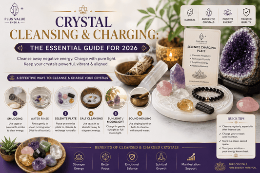 Crystal Cleansing and Charging: The Essential Guide for 2026 - plusvalueindia