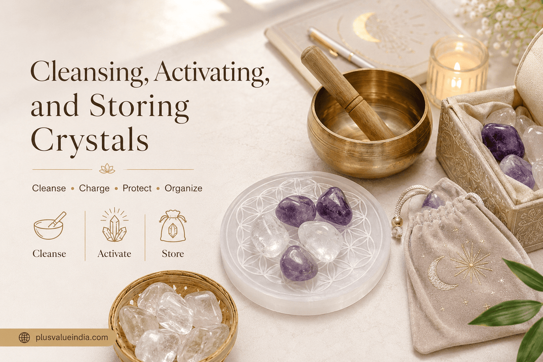 Cleansing, Activating, and Storing Crystals - plusvalueindia