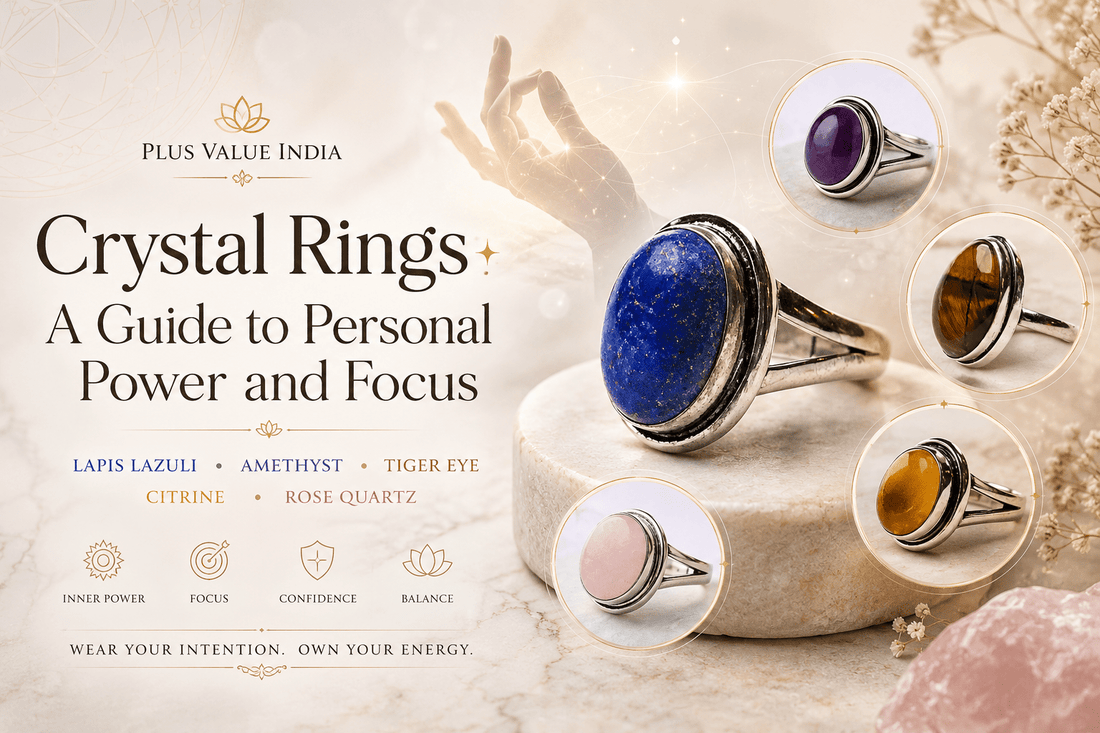 Crystal Rings: A Guide to Personal Power and Focus - plusvalueindia