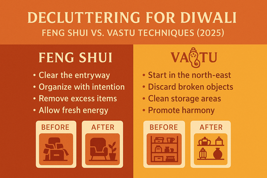 The Ultimate Diwali Cleaning Guide: Decluttering & Organizing with Feng Shui vs. Vastu Techniques - plusvalueindia