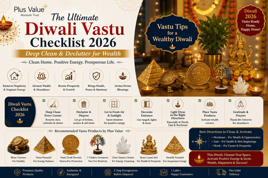 The Ultimate Diwali Vastu Checklist 2026: Deep Clean & Declutter for Wealth - plusvalueindia