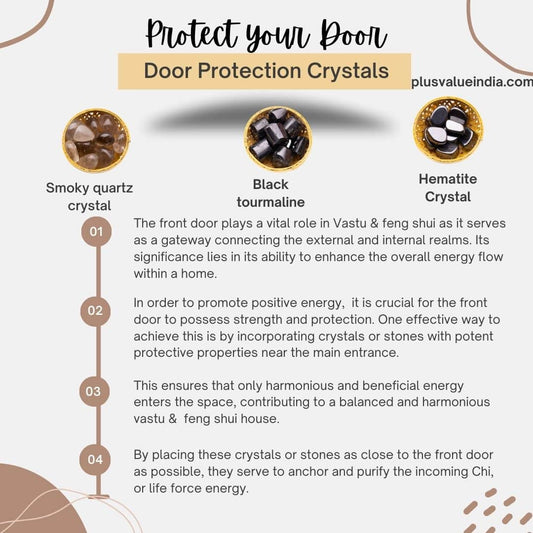 Crystals for Main Door/Entrance Protection - plusvalueindia