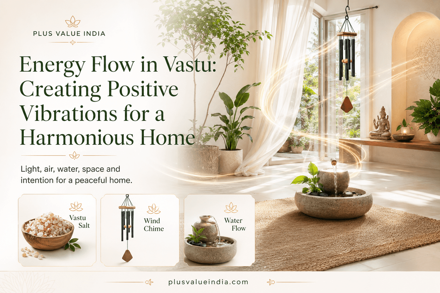 Energy Flow in Vastu: Creating Positive Vibrations for a Harmonious Home - plusvalueindia