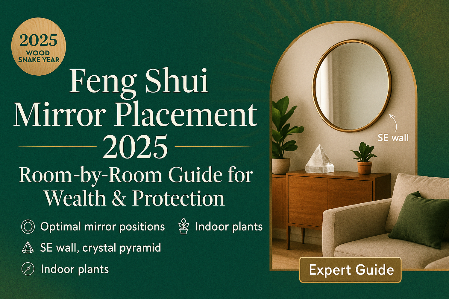 Feng Shui Mirror Placement in 2025: Room-by-Room Guide for Wealth &amp; Protection