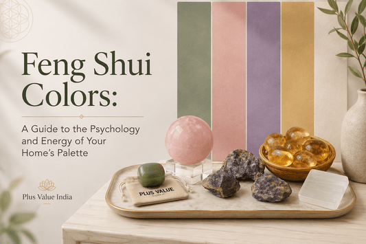 Feng Shui colour wheel, element colours mapped to each compass direction of the home