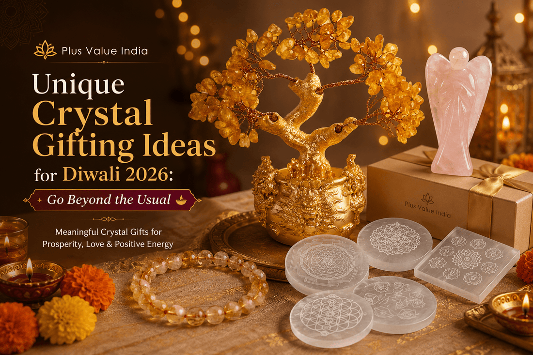 Crystal gifting ideas, stones shown boxed and paired for different occasions
