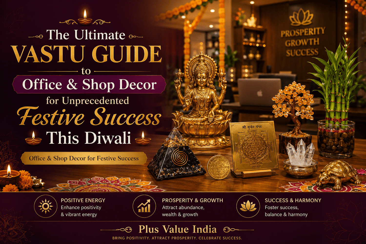 The Ultimate Vastu Guide to Office & Shop Decor for Unprecedented Festive Success This Diwali - plusvalueindia