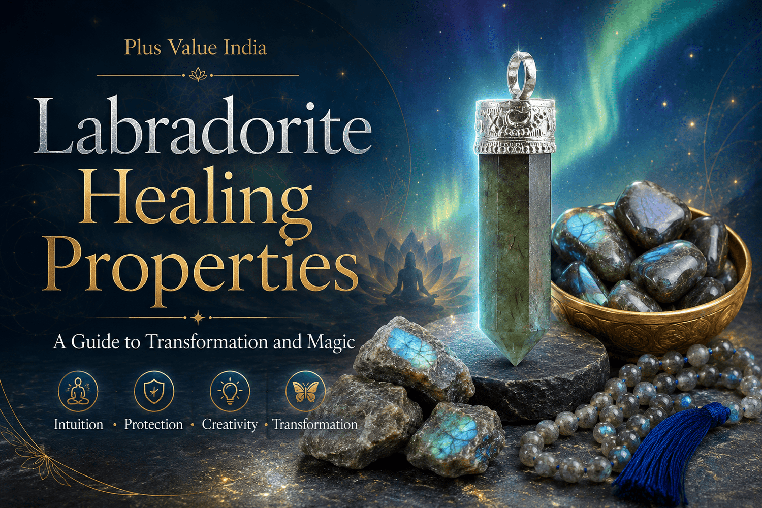 Labradorite Healing Properties: A Guide to Transformation and Magic - plusvalueindia