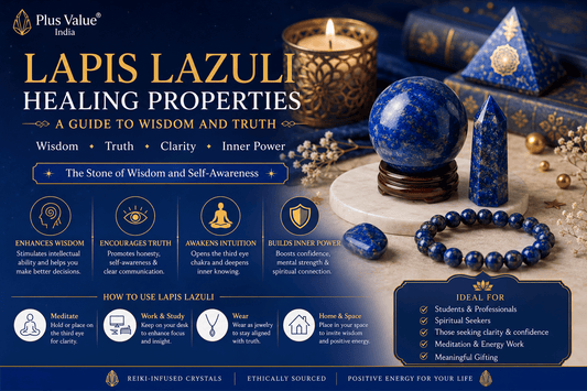 Lapis Lazuli Healing Properties: A Guide to Wisdom and Truth - plusvalueindia