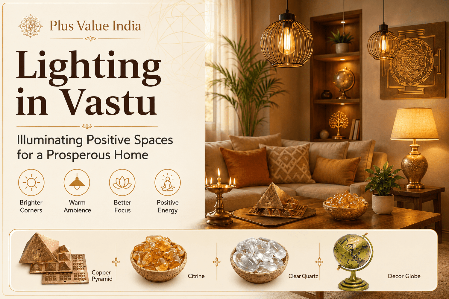 Lighting in Vastu: Illuminating Positive Spaces for a Prosperous Home - plusvalueindia
