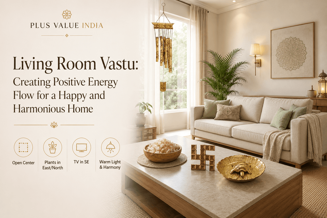 Living Room Vastu: Creating Positive Energy Flow for a Happy and Harmonious Home - plusvalueindia