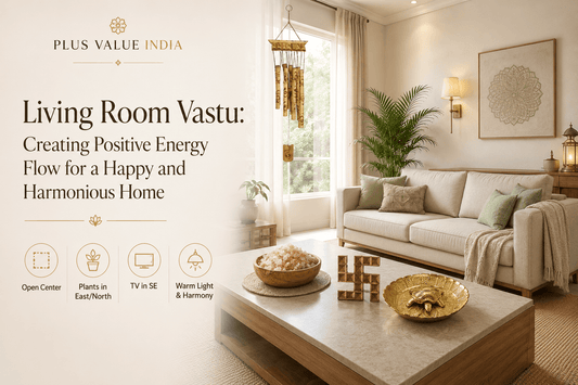Living Room Vastu: Creating Positive Energy Flow for a Happy and Harmonious Home - plusvalueindia