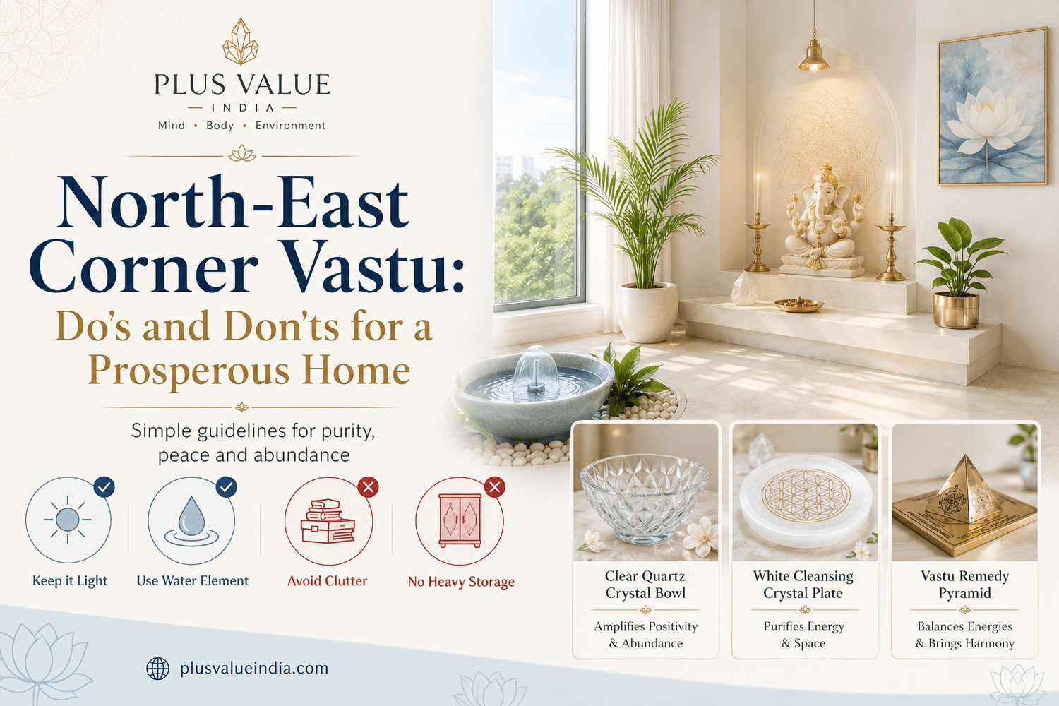 North-East Corner Vastu: Do's and Don'ts for a Prosperous Home - plusvalueindia