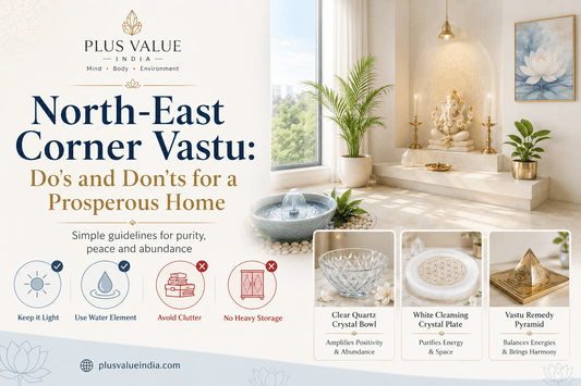 North east corner Vastu, Ishan kon dos and donts shown on a floor plan with what to keep and what to avoid