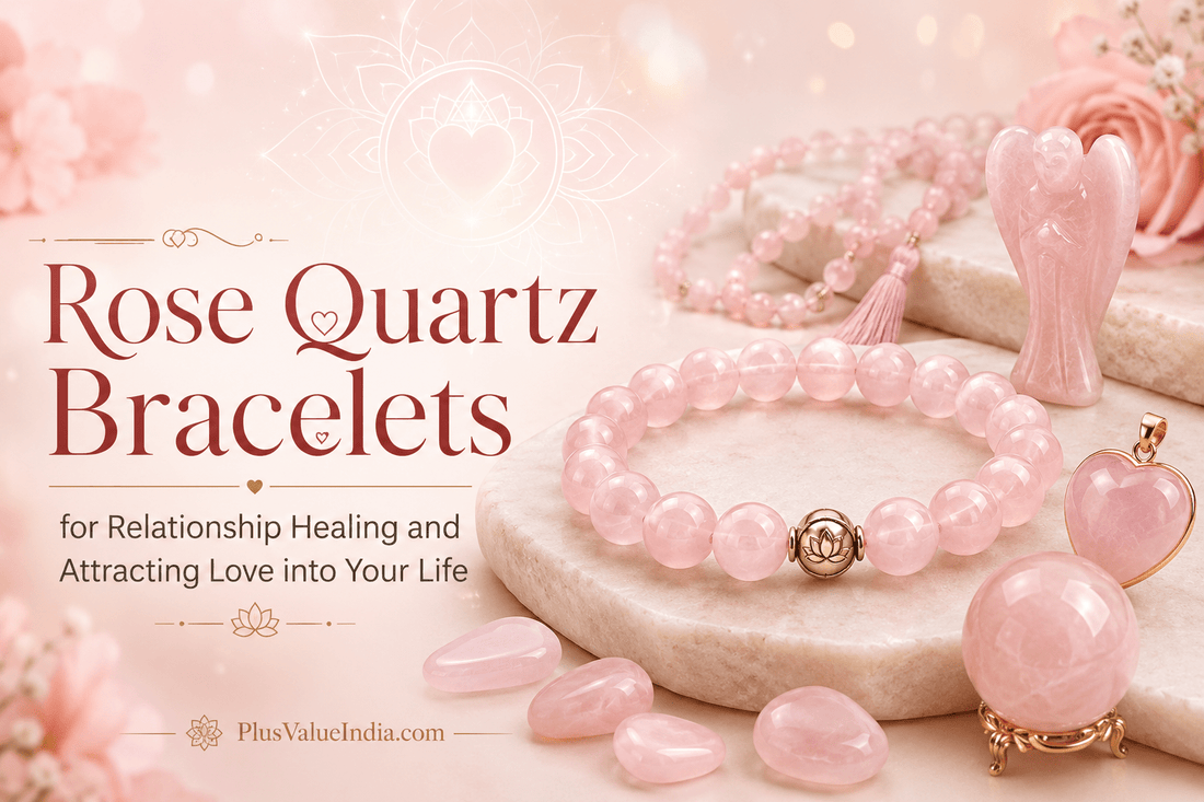 Rose quartz crystal, natural rose quartz shown close up for identification, Plus Value India