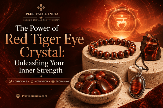 Red tiger eye stone, natural red tiger eye shown close up for identification, Plus Value India
