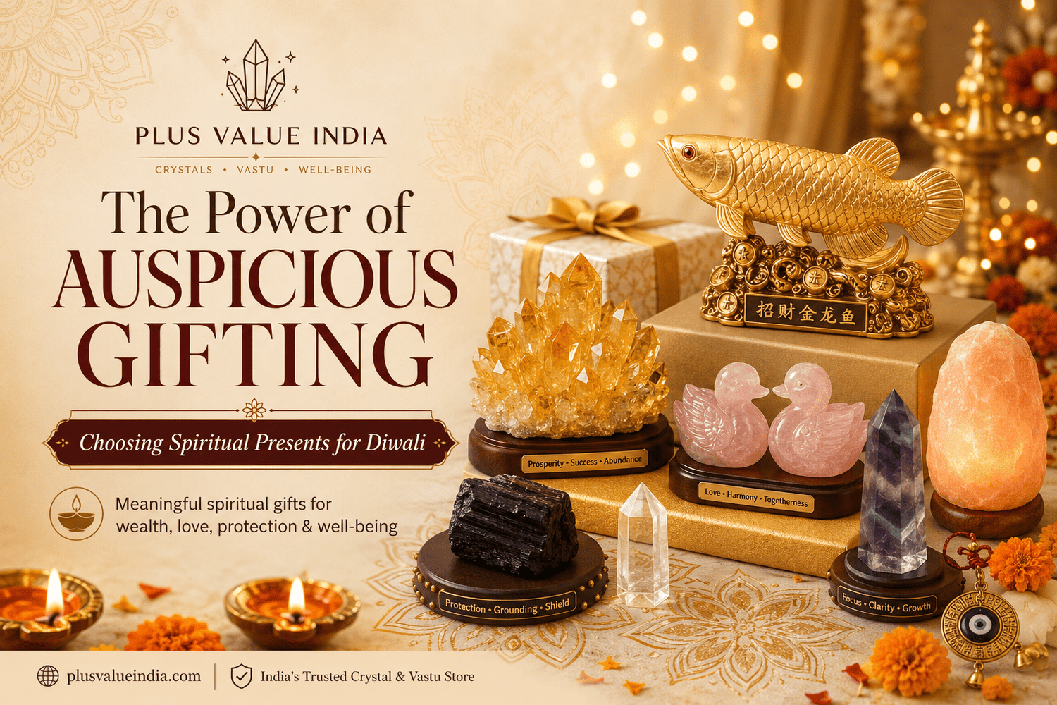 The Power of Auspicious Gifting: Choosing Spiritual Presents for Diwali - plusvalueindia