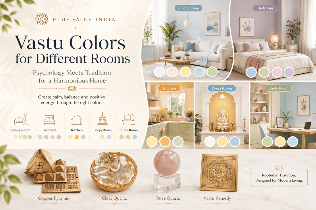 Vastu Colors for Different Rooms: Psychology Meets Tradition for a Harmonious Home - plusvalueindia