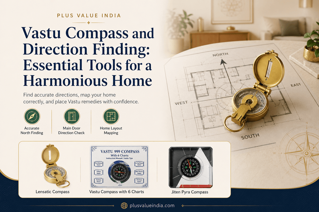 Vastu Compass and Direction Finding: Essential Tools for a Harmonious Home - plusvalueindia