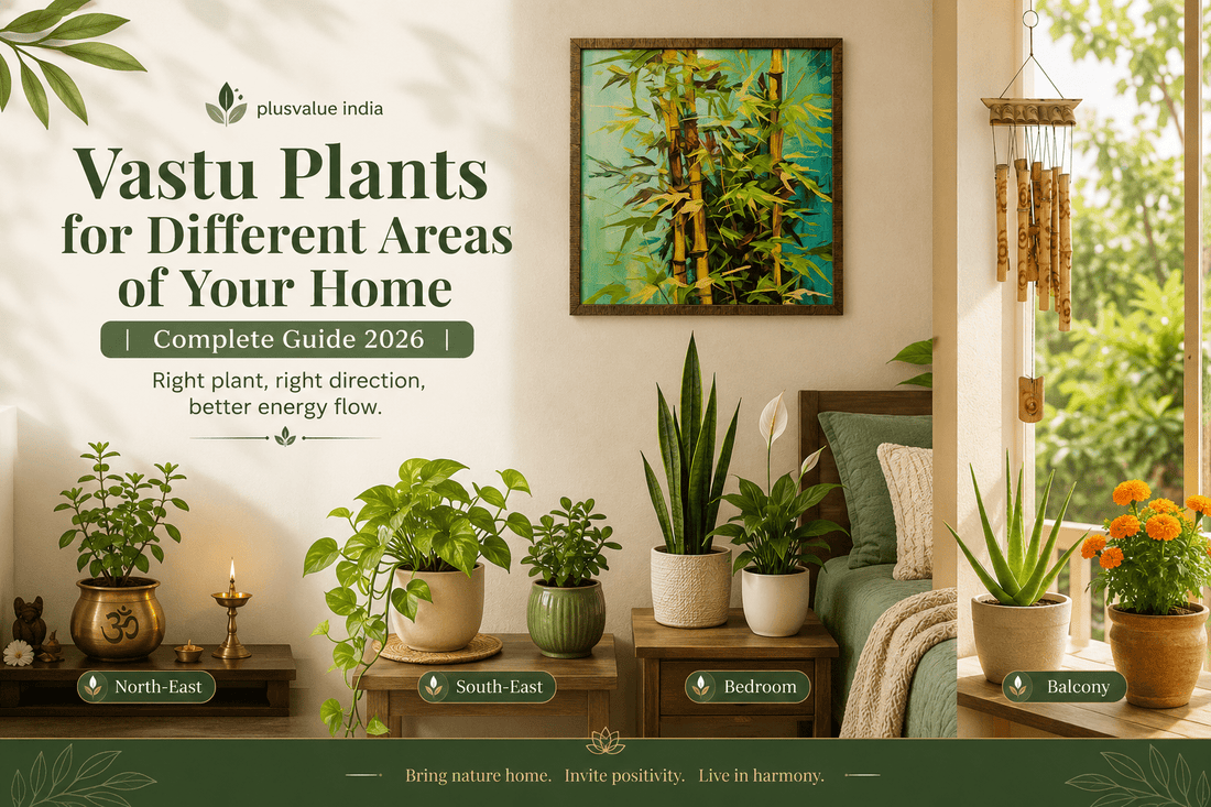Vastu Plants for Different Areas of Your Home | Complete Guide 2026 - plusvalueindia