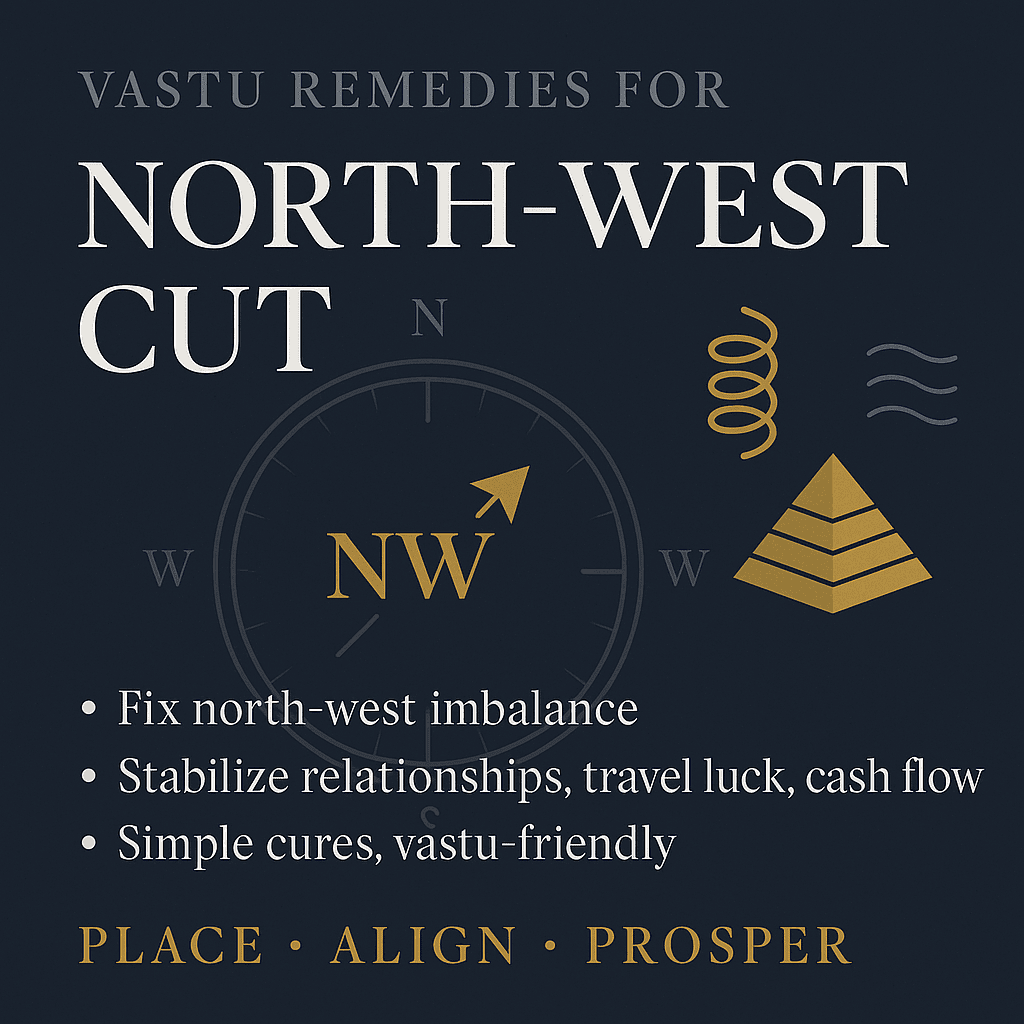 Vastu Remedies for North-West Cut: Balancing Energy & Overcoming Defects - plusvalueindia
