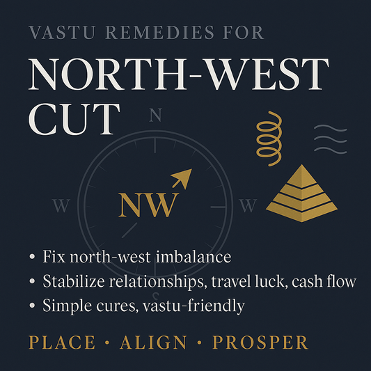 Vastu Remedies for North-West Cut: Balancing Energy & Overcoming Defects