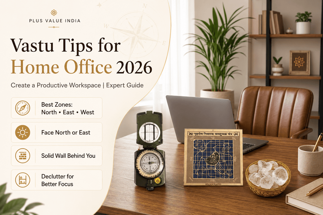 Vastu Tips for Home Office 2026: Create a Productive Workspace | Expert Guide - plusvalueindia