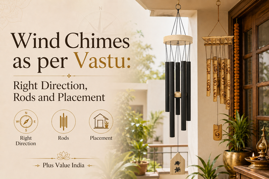wind chimes placements as per vastu shastra