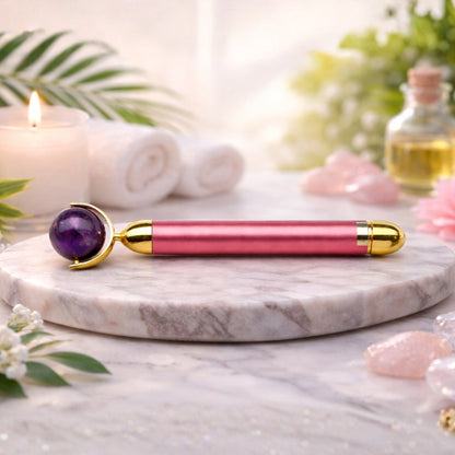 Amethyst Face, Eyes & Neck Massager - plusvalueindia