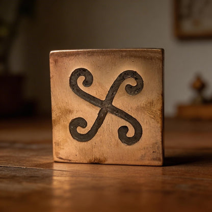 Copper Spiral Block for Dosh Nivaran Remedies Products Items for Home & Office - plusvalueindia