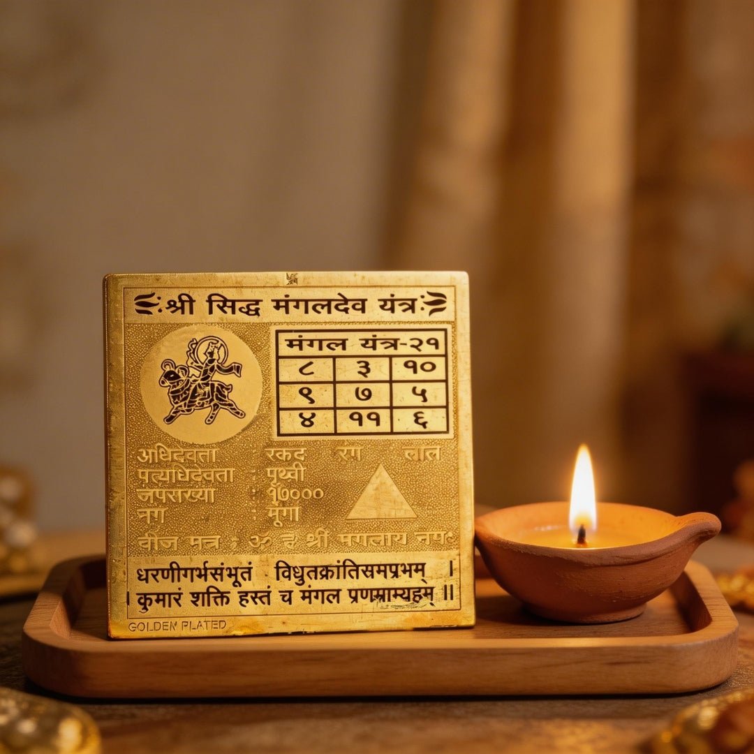 Shree Siddh Mangal Dev Yantra for positive energy & good luck