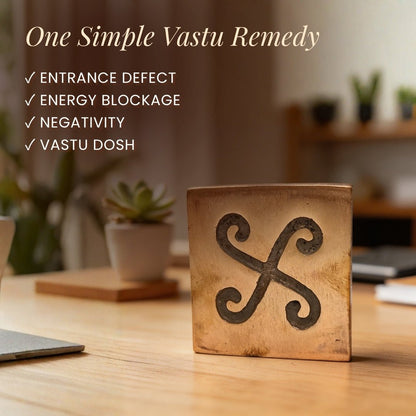 Copper Spiral Block for Dosh Nivaran Remedies Products Items for Home & Office - plusvalueindia