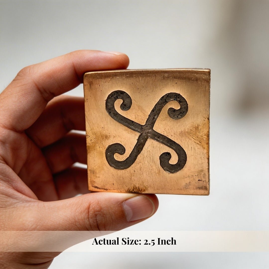 Copper Spiral Block for Dosh Nivaran Remedies Products Items for Home & Office - plusvalueindia