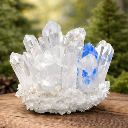 Clear Quartz Crystal Cluster Geode For Positive Energy, Vastu Defects