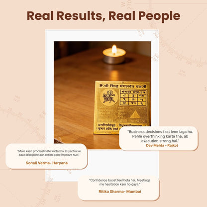 Shree Siddh Mangal Dev Yantra, product view 1