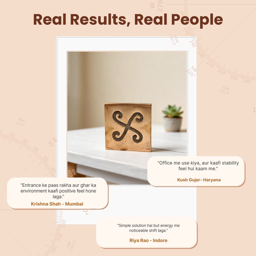 Copper Spiral Block for Dosh Nivaran Remedies Products Items for Home & Office - plusvalueindia
